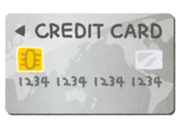 Silver credit card