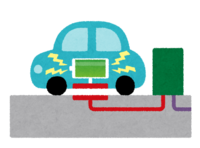 Wireless charging of car