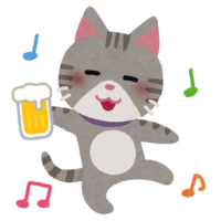 Drunk cat