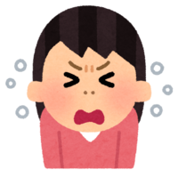 Sneezing person (female)