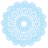 Doily of various colors