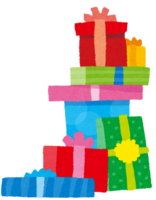 山積みのプレゼント