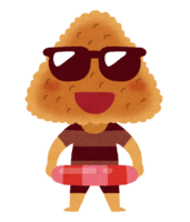 Onigiri character (grilled rice ball)