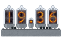 Nixie tube clock