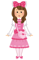 Lolita fashion woman