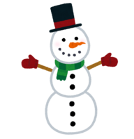 Three-tiered snowman
