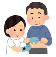 Insulin injection by a nurse