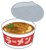 Cup ramen (soy sauce ramen)