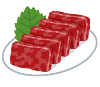 Horse sashimi