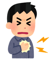 Person with chest pain (male)