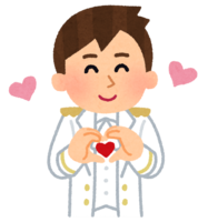 Idol (male) who provides fan service