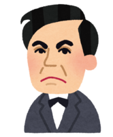 Takayoshi Kido-Caricature of Kogoro Katsura