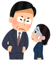 Person receiving power harassment (female)