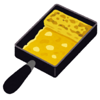 Frying pan for omelet