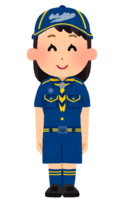 Cub Scout girl