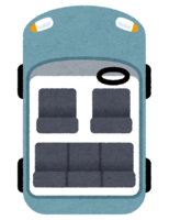 Various car seats (seating order)