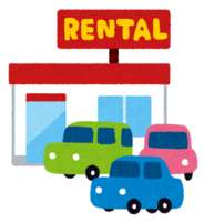 Rent-a-car store