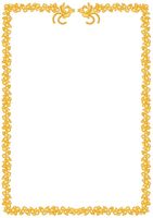 Certificate frame (template-vertical)
