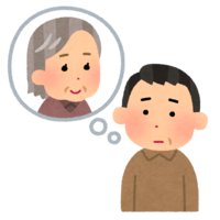 Person worried about parents (middle-aged man)