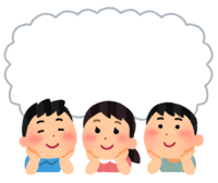 Children and speech bubbles