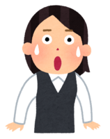 Surprised female office worker (best)