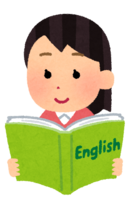 外国語を学ぶ人(女性)