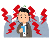 在噪音中听音乐的人