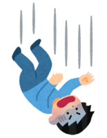 Falling person