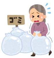 ゴミ出しが辛い高齢者
