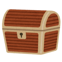 Closed treasure chest