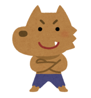 ハロウィンのキャラクター(狼男)
