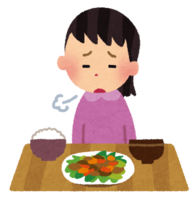 Woman without appetite