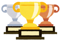 运动会"奖杯金银铜"