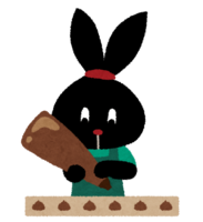 制作巧克力的扭蛋