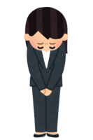 道歉的人(女性)