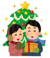 クリスマスのカップル