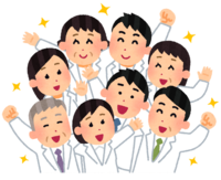 集合的人们(白衣)