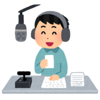 ラジオのパーソナリティ-DJ(男性)