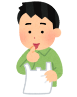 舔手指翻袋子的人