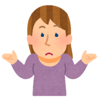 Caucasian woman shrugging