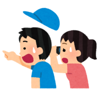 People who discover something and are surprised