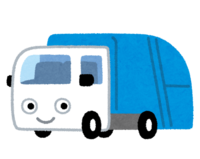 ゴミ収集車-清掃車のキャラクター