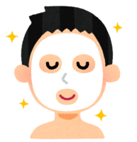 フェイスパック(男性)