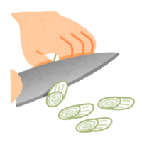 Diagonal cutting (how to cut vegetables)