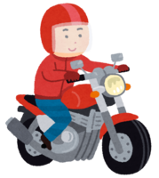 Motorcycle-Man riding a motorcycle