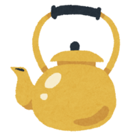 やかんのイラスト-金