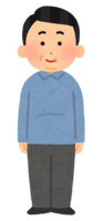 ぽっちゃりした中年男性