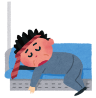 Drunk in the train