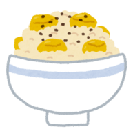 栗ご飯-芋ご飯