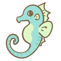 Seahorse (blue)